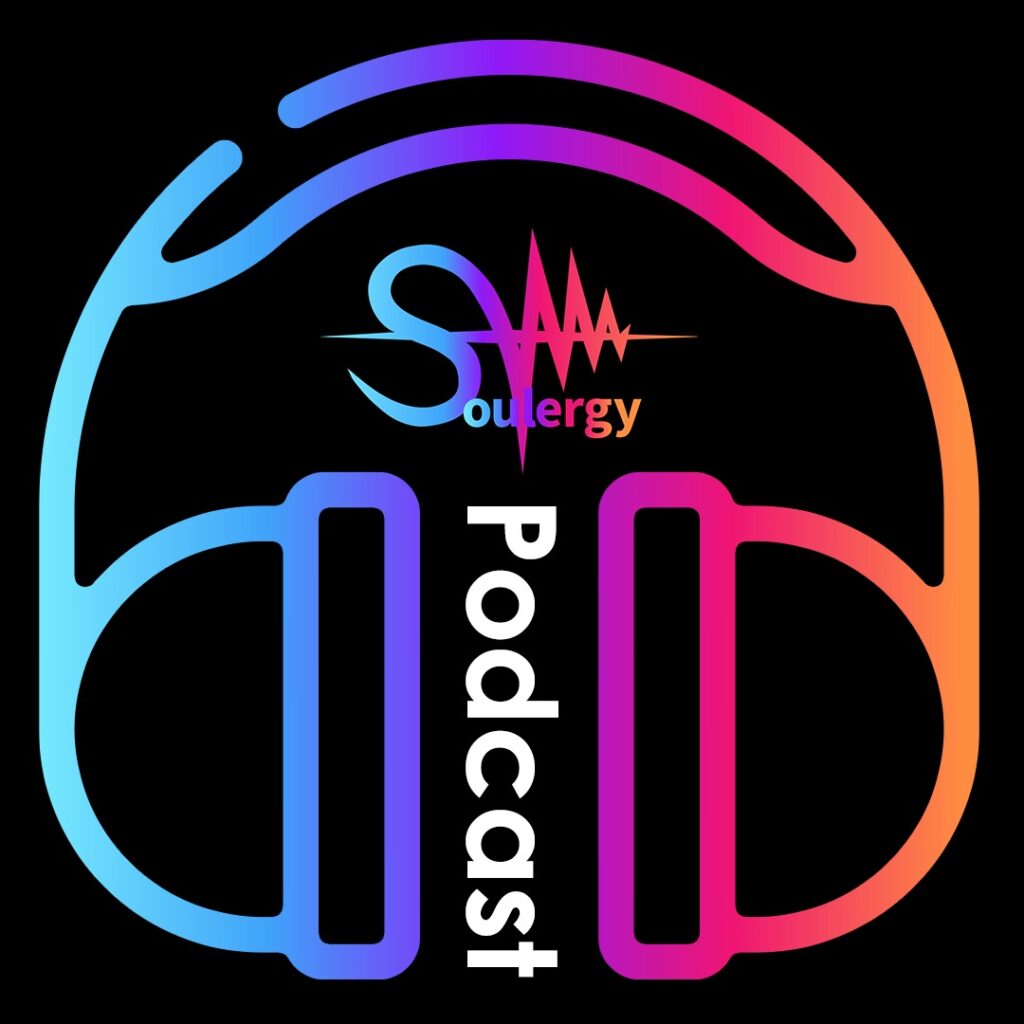 Auf diesem Bild ist das Log des Soulergy Podcasts zu sehen.